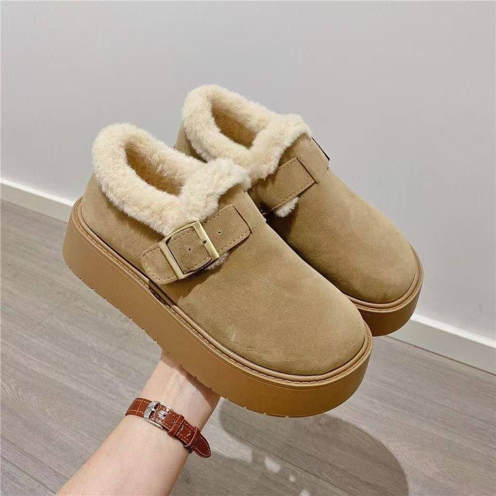 🔥☃️👟【50% zniżki】【35-40】Ciepłe damskie buty zimowe 2025 z grubą podeszwą i miękkim ociepleniem