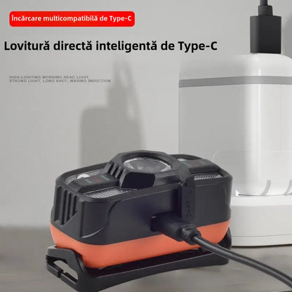 💥【Cumpărați 1, primiți 1 gratuit】🌟💡Faruri cu LED cu inducție cu încărcare prin USB inteligentă