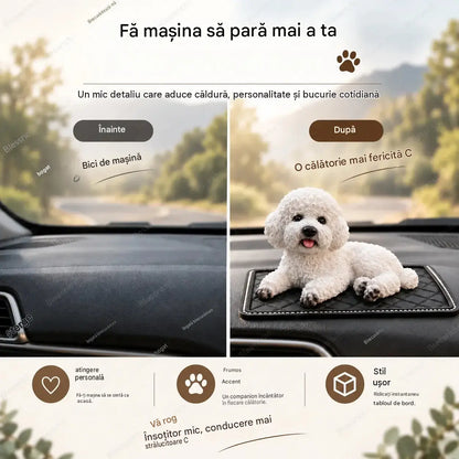 🐶✨Ornament auto în formă de pudel: cea mai adorabilă îmbunătățire pentru bordul mașinii