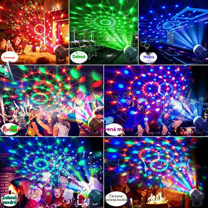 OFERTA ŚWIĄTECZNA! 50% ZNIŻKI 🔥 Magiczna, obracająca się, kolorowa kula dyskotekowa