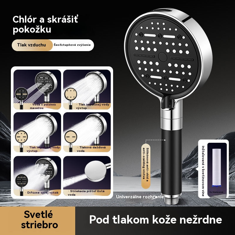 💦🚿 【Kupi 1, dobi 1 gratis】6-funkcijska visokotlačna tuš glava Tuš glava z grelnikom vode v kopalnici