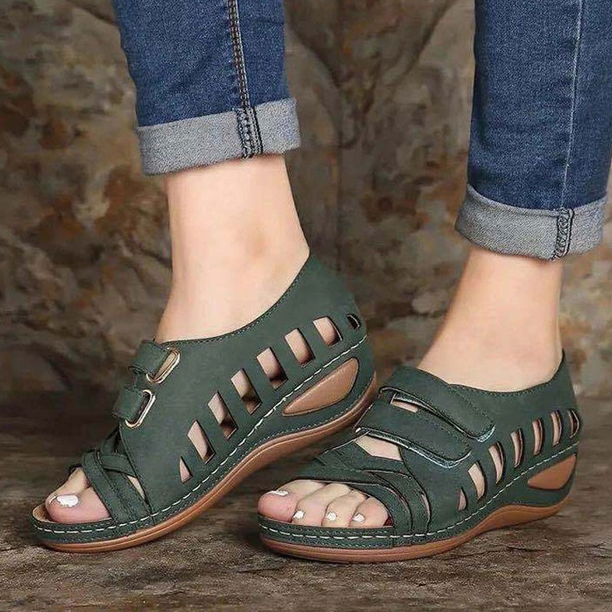 2026, noua sandale casual de dama la moda, usoare si respirabile
