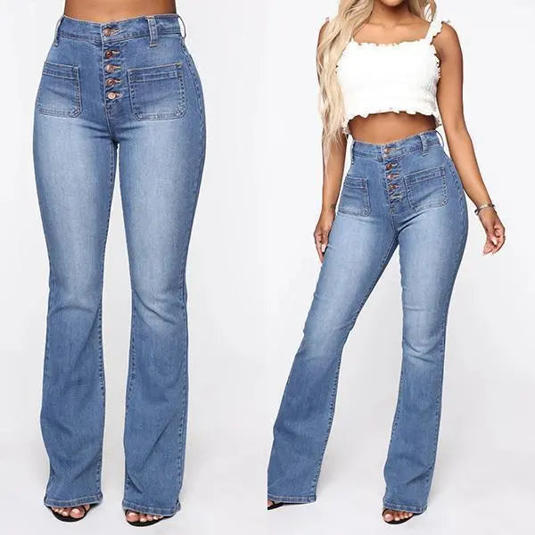🔥👖【S-4XL】Pantaloni de iarnă noi pentru femei, cu talie înaltă – foarte elastici, confortabili și care nu restricționează mișcarea