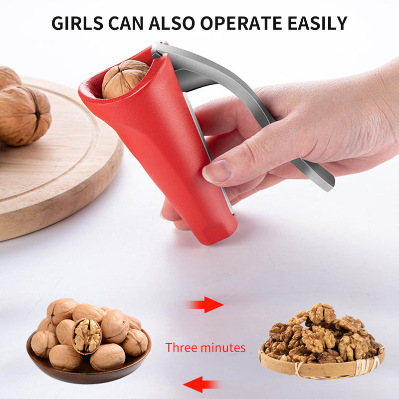 🌰 【Kup 1, a 1 otrzymasz gratis】 Wielofunkcyjny dziadek do orzechów – łatwo rozłupuje orzechy, migdały i orzechy laskowe