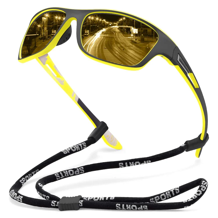 🚵‍♂️😎 【Cumpără 1 Primești 1 Gratuit】🕶⚡ Ochelari de soare sport pentru bărbați, polarizați, cu lentile oglindite, moderni și rezistenți la praf, ideali pentru ciclism în aer liber