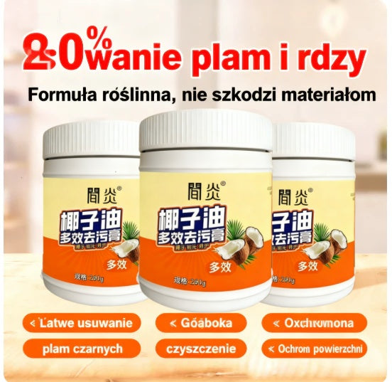 🔥【Kup 2, otrzymaj 1 gratis】Wielofunkcyjny domowy krem czyszczący do usuwania oleju, rdzy i kamienia.