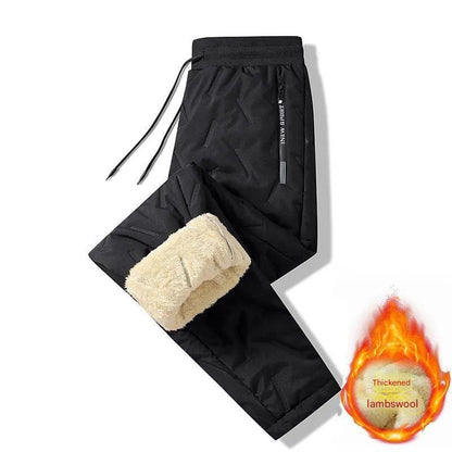 👖🔥Pantalones casuales gruesos y cálidos para hombre de invierno 2026 hechos de lana de cordero