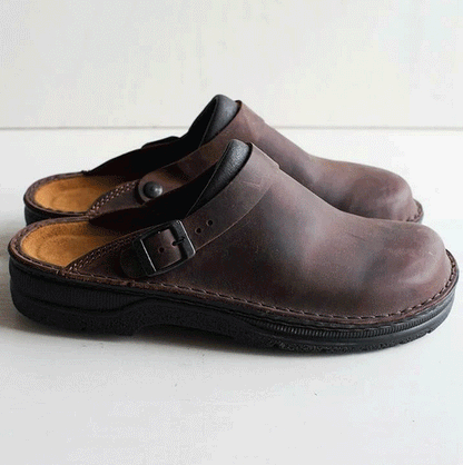 👍😎 [38–48] Visokokakovostni, udobni in lahki moški usnjeni copati