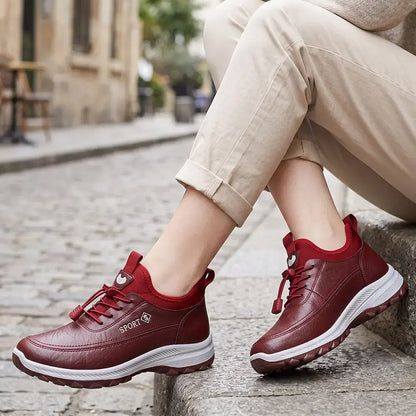 ✨【35-40】Ghete de trekking din piele, cu căptușeală din fleece – disponibile în variante cu căptușeală pe o parte sau pe ambele părți; potrivite pentru primăvară, toamnă și iarnă.