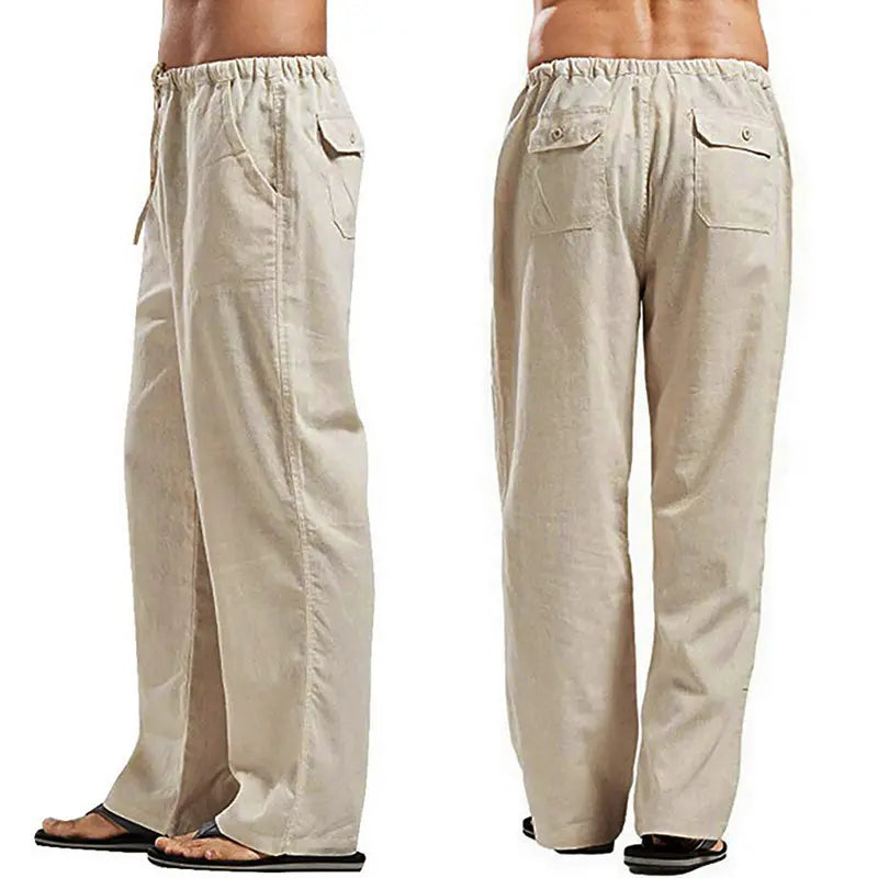 💥👖💖【S-5XL】Pantaloni casual pentru bărbați din bumbac – croială lejeră, material moale și respirabil