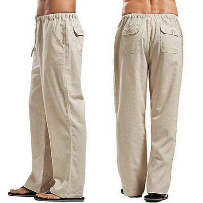 💥👖💖【S-5XL】Pantaloni casual pentru bărbați din bumbac – croială lejeră, material moale și respirabil