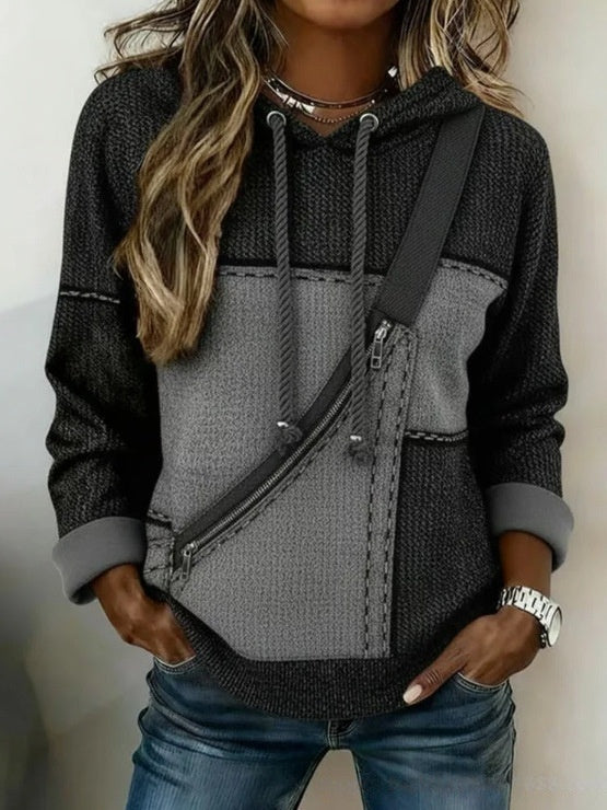 🔥【Envío gratis】🎀🎀【S-5XL】Sudadera con capucha y manga larga estampada para mujer