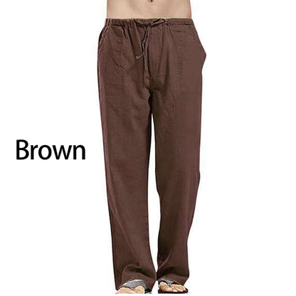 💥👖💖【S-5XL】Pantaloni casual pentru bărbați din bumbac – croială lejeră, material moale și respirabil