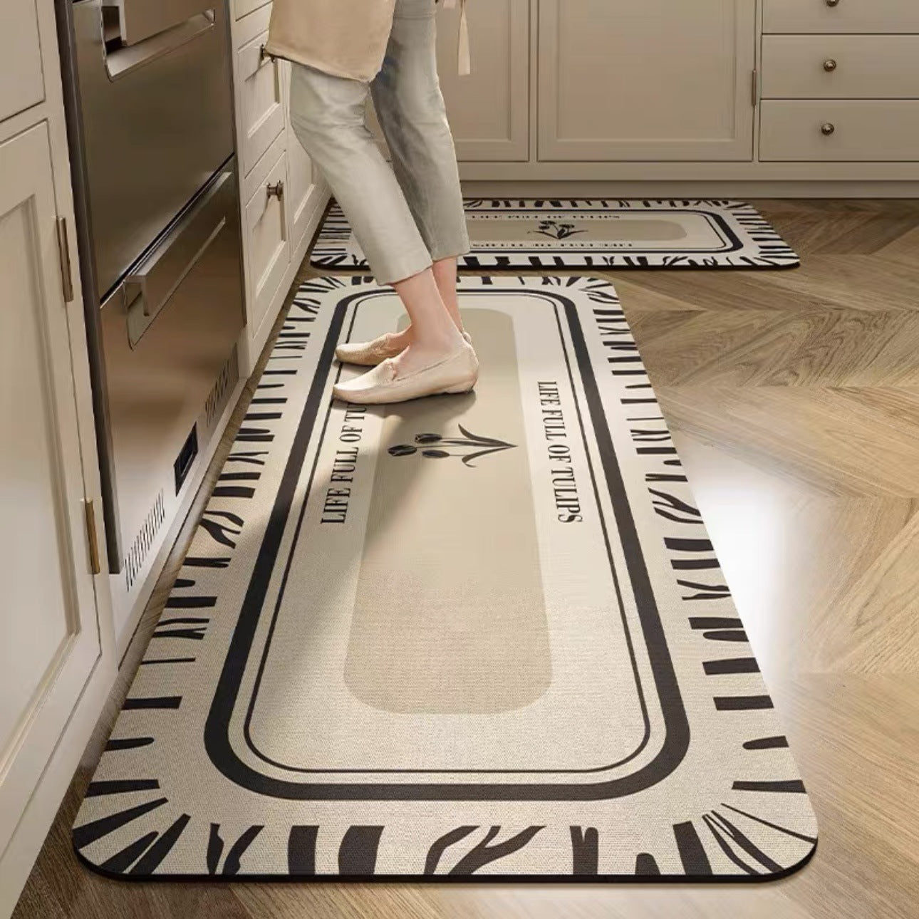 💥💥【50% zniżki】💥【40*60+40*120cm】Maty antypoślizgowe i bardzo chłonne do kuchni i łazienki