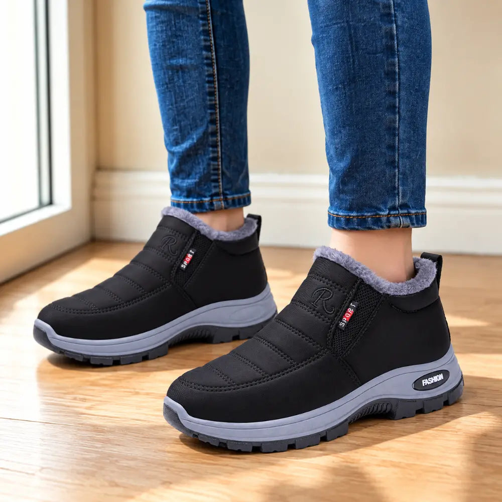 ❄️🔥👢【Pantofi unisex】Cizme de iarnă căptușite cu blană! Îți țin de cald și îți oferă siguranță în timpul mersului! 【35-47】
