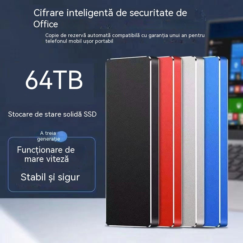【🔥Numărul 1 în vânzări】Disco duro portátil de transferencia ultrarrápida de 150 M/S【16T】