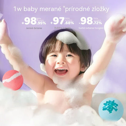 🌊👧【12 por 35 €】Juego de 12 bolas de sales de baño con forma de animales marinos (60 g cada una), aptas para niños.