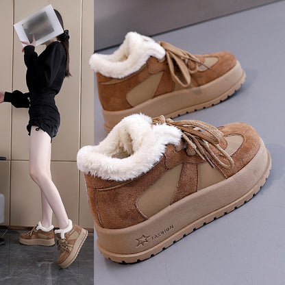 【35-40】Novi ženski zimski škornji z debelim podplatom