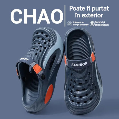 👟 50% reducere 🌬️ Sandale universale pentru bărbați cu talpă groasă din EVA: antiderapante, super ușoare și respirabile, ideale pentru plajă, sport și purtare zilnică 🏃‍♂️