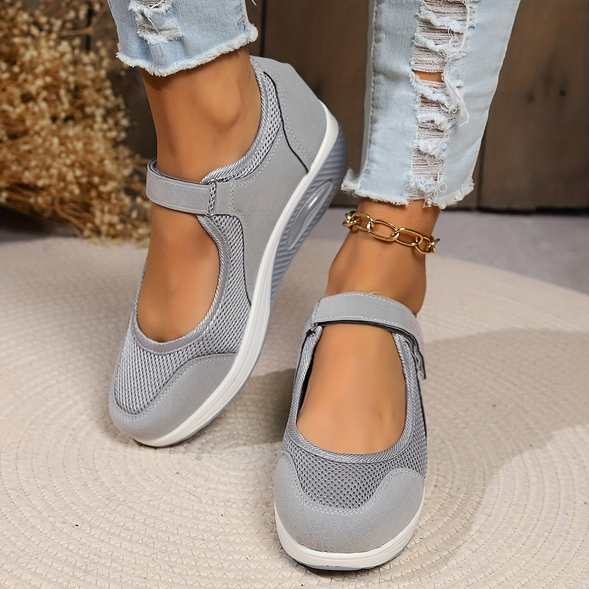 ✨【50% reducere 🔥】【35-43】Tenisi confortabili pentru femei, cu plasă și talpă groasă