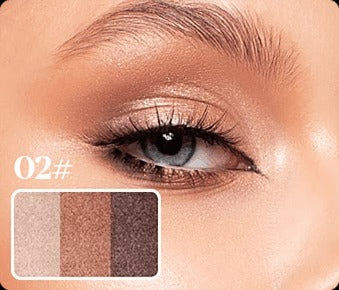 Cumpără 2, primești 2 gratis [4 BUCĂȚI] ✨ Fard de pleoape 3 în 1 – Luminozitate instantanee, efect de lifting și ten de lungă durată 💄