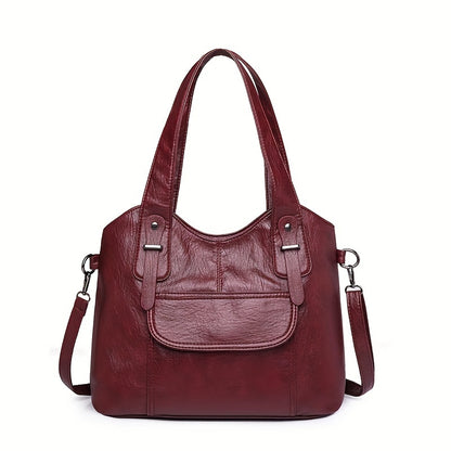 🔥✨【Calitate superioară】👜Geantă de umăr nouă pentru femei, confecționată din piele naturală de vacă, capacitate mare, piele anti-zgârieturi
