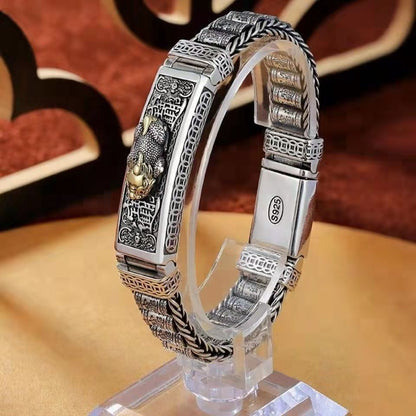 🏆😍【Articol de mare succes】Brățară bărbătească din argint 925, design nou