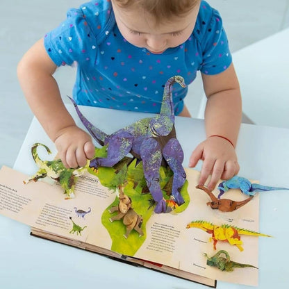 📕 3D Encyklopedia Prehistorica: Dinozaury, książka pop-up dla dzieci