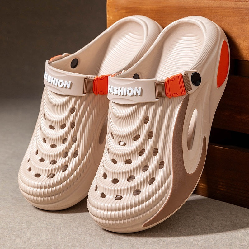 👟 50% reducere 🌬️ Sandale universale pentru bărbați cu talpă groasă din EVA: antiderapante, super ușoare și respirabile, ideale pentru plajă, sport și purtare zilnică 🏃‍♂️