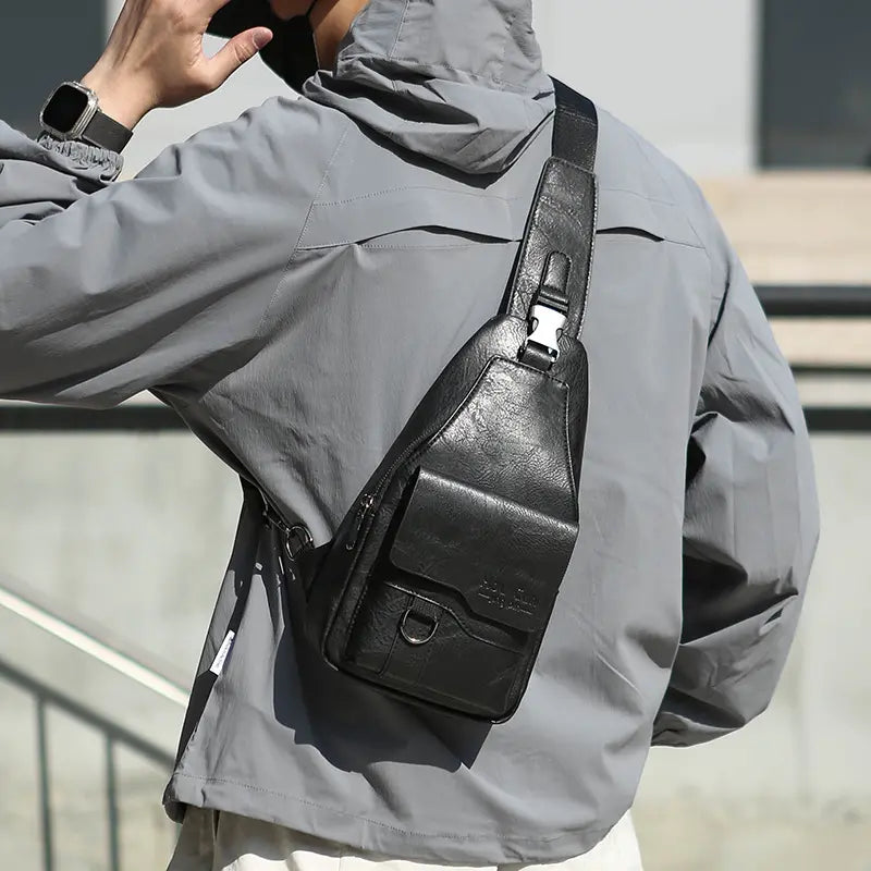 🎒 Geantă de umăr retro din piele naturală impermeabilă: un accesoriu esențial pentru naveta zilnică