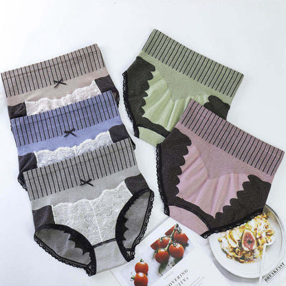 🔥🔥50% DE DESCUENTO🔥🔥【5 piezas】Ropa interior de cintura alta para control de abdomen