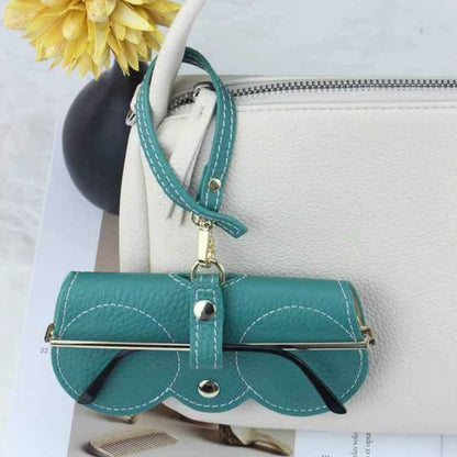 🔥【Compra 2, llévate 1 gratis】Bolsa de gafas de sol de cuero suave