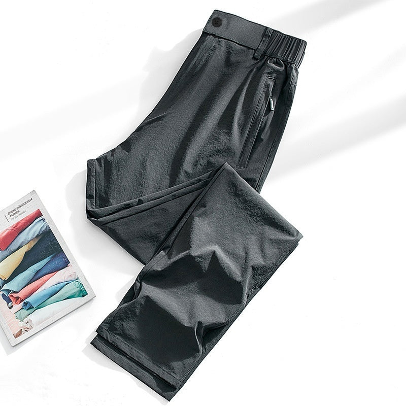 ❄️【XL-5XL】Pantalón hombre outdoor ligero de secado rápido con tejido fresco elástico ideal verano