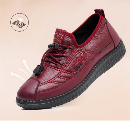 🩰【35-41】Damskie buty z miękką podeszwą i antypoślizgowymi małymi skórzanymi butami