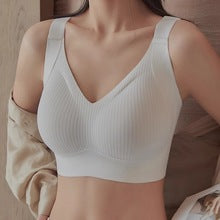 😍【4 sztuki】Biustonosz bezszwowy modelujący piersi❤️【40-95KG】