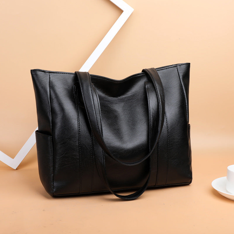 ✨👜【Gorąca wyprzedaż🔥】【Duża pojemność】Damska torba na ramię wykonana z miękkiej skóry, nowość w 2025 roku.