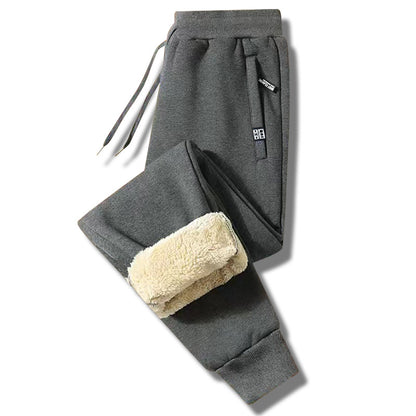 【M–5XL】Pantaloni de trening de iarnă pentru bărbați, model 2026, cu căptușeală groasă tip Sherpa – călduroși și confortabili (40–100 kg)