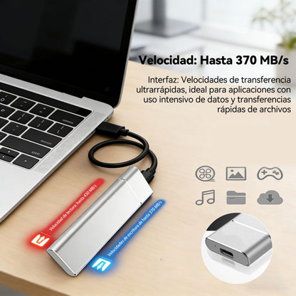 💾【16】🔥Nuevo disco duro móvil portátil de alta velocidad y gran capacidad