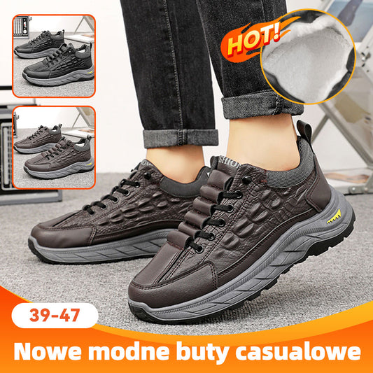 🔥👟Buty zimowe z grubą podeszwą – świetna amortyzacja i pewny krok na śliskich ulicach