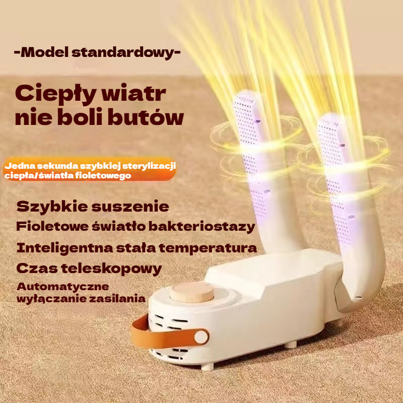 🔥【50% zniżki】🌡️🧦Elektryczna suszarka do butów z funkcją usuwania zapachu – szybkie i bezpieczne suszenie obuwia w domu