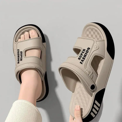 👍【Reducere de 50%】Noi modele de șlapi și sandale pentru bărbați (2026) – Stil casual pentru exterior; talpă moale, rezistente la uzură, antiderapante, mărimi mari, ideale pentru condus