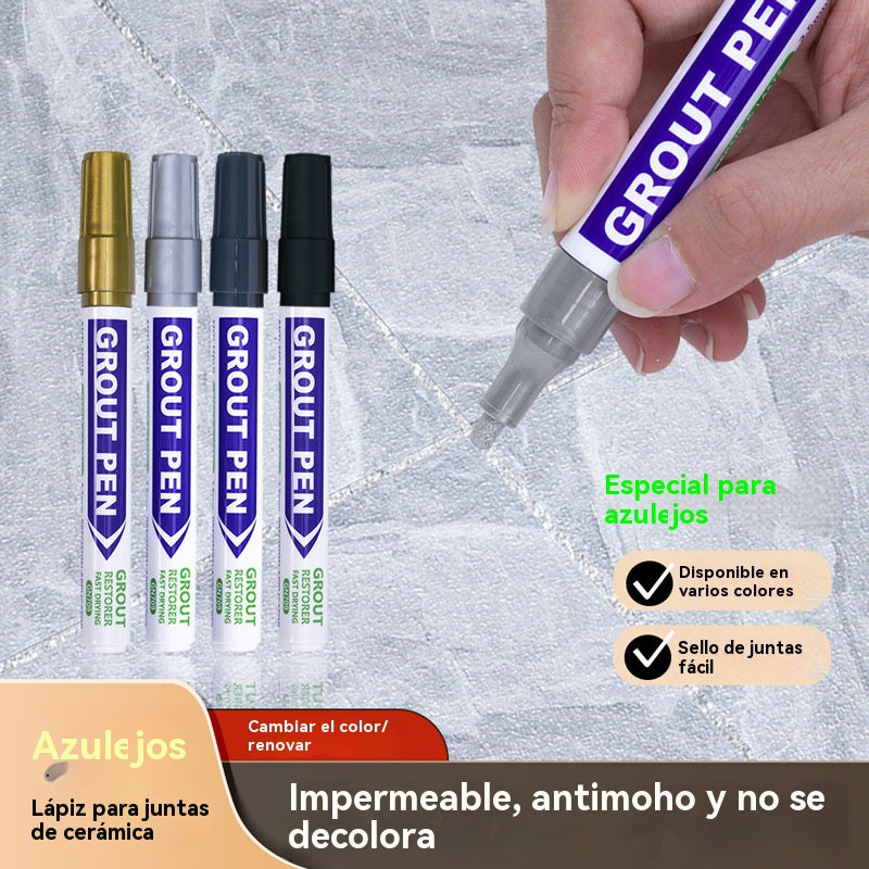 🔥【Compra 2 y llévate 2 gratis】Lápiz para juntas de pisos resistente a la humedad, al agua y al moho