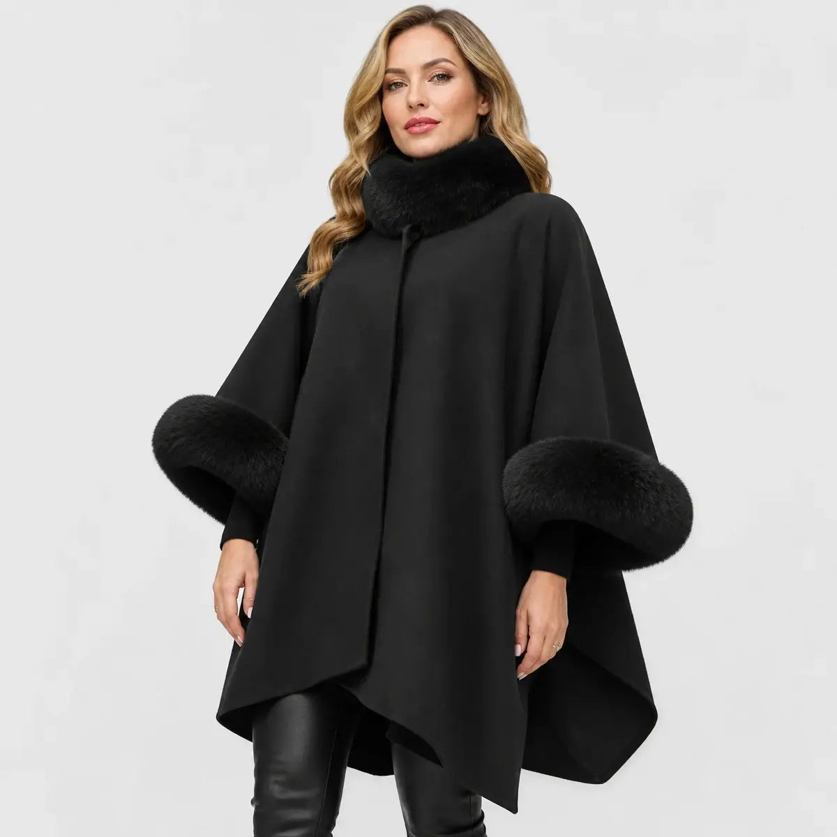 🔥📢[S-5XL] Nou palton lung și moale din lână pentru femei, model 2026: elegant, gros, călduros și confortabil.