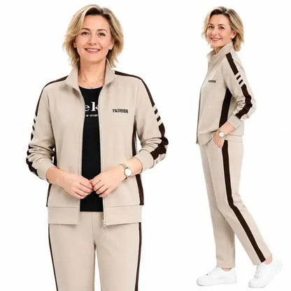 🔥【Jachetă + pantaloni】😍 Nou set sport casual pentru toamnă/iarnă