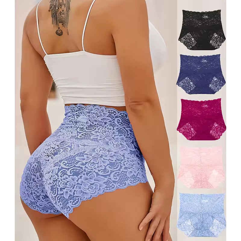 🔥🔥50% REDUCERE🔥🔥【6 bucăți】Chiloți sexy cu talie înaltă