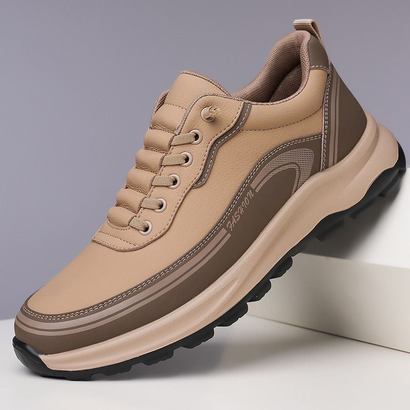 【39-45】Pantofi sport din piele rezistentă la apă și murdărie, cu talpă moale pentru confort maxim
