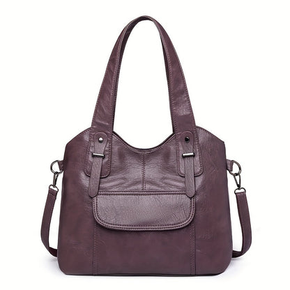 🔥✨【Calitate superioară】👜Geantă de umăr nouă pentru femei, confecționată din piele naturală de vacă, capacitate mare, piele anti-zgârieturi