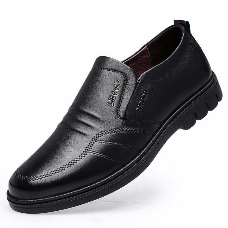 【39-44】Pantofi de afaceri casual pentru bărbați, din piele moale, cu talpă moale, stil nou 2026