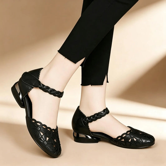 💖【34-41】2026 sandale noi cu vârful rotund cu fund moale