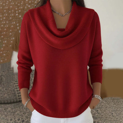 🔥【S-3XL】Suéter liso de manga larga otoño invierno 2026